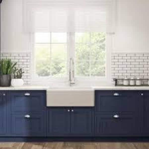 33" L x 19" W Apron Quartz Kitchen Sink