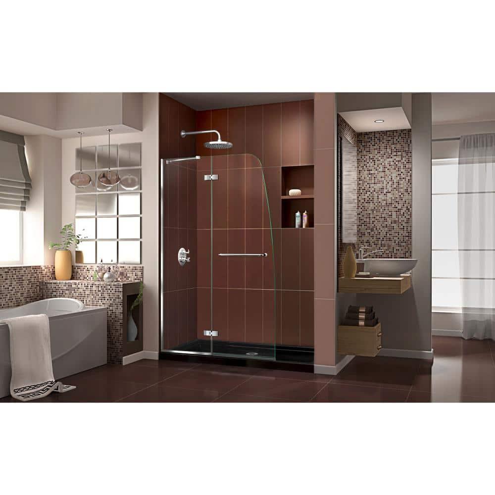 DreamLine DreamLine Aqua Ultra 32 in. D x 60 in. W x 74 3/4 in. H Frameless Shower Door DL-6521C-88-01