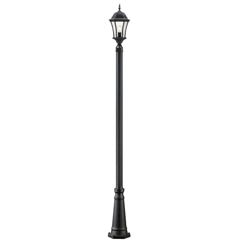 Z-Lite Wakefield 1 - Light Post Light in  Black