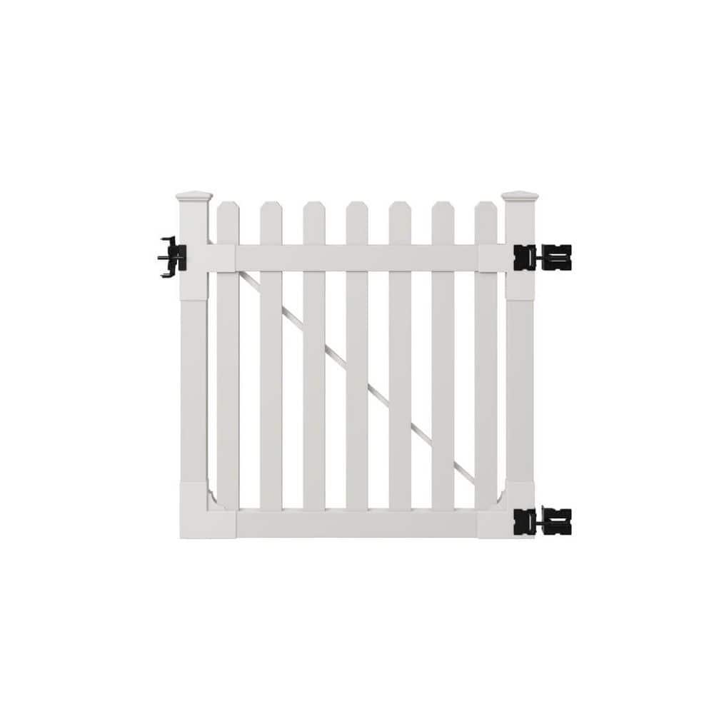 WamBam 4 ft. H x 4 ft. W Traditional Picket Gate