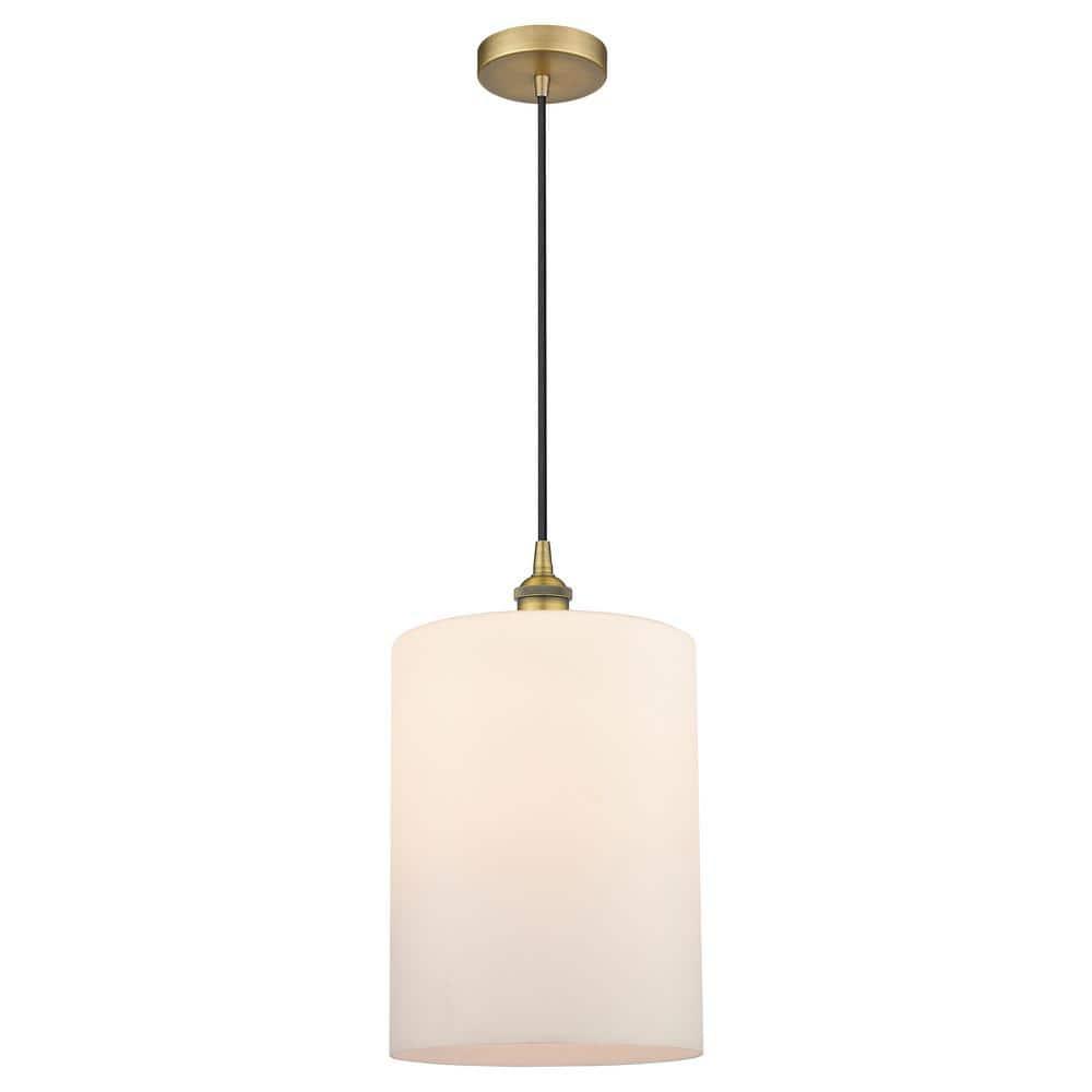 Innovations Lighting Cobbleskill 1 - Light Pendant in  Brushed Brass