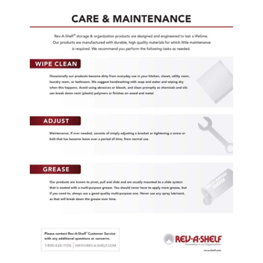 Rev-A-Shelf Rev-A-Shelf Pull Out Kitchen Cabinet Organizer Pantry Spice Rack