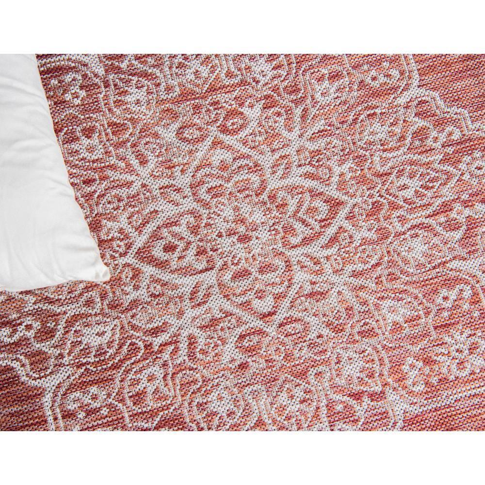 Rust Red Antique Outdoor 9 ft. x 12 ft. Area Rug