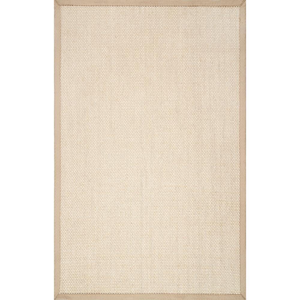Proper Sisal and Wool Tan Area Rug