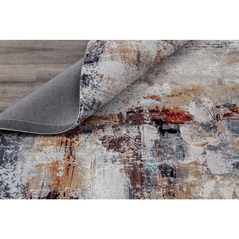 Denali Grey 7 ft. x 9 ft. Abstract Area Rug