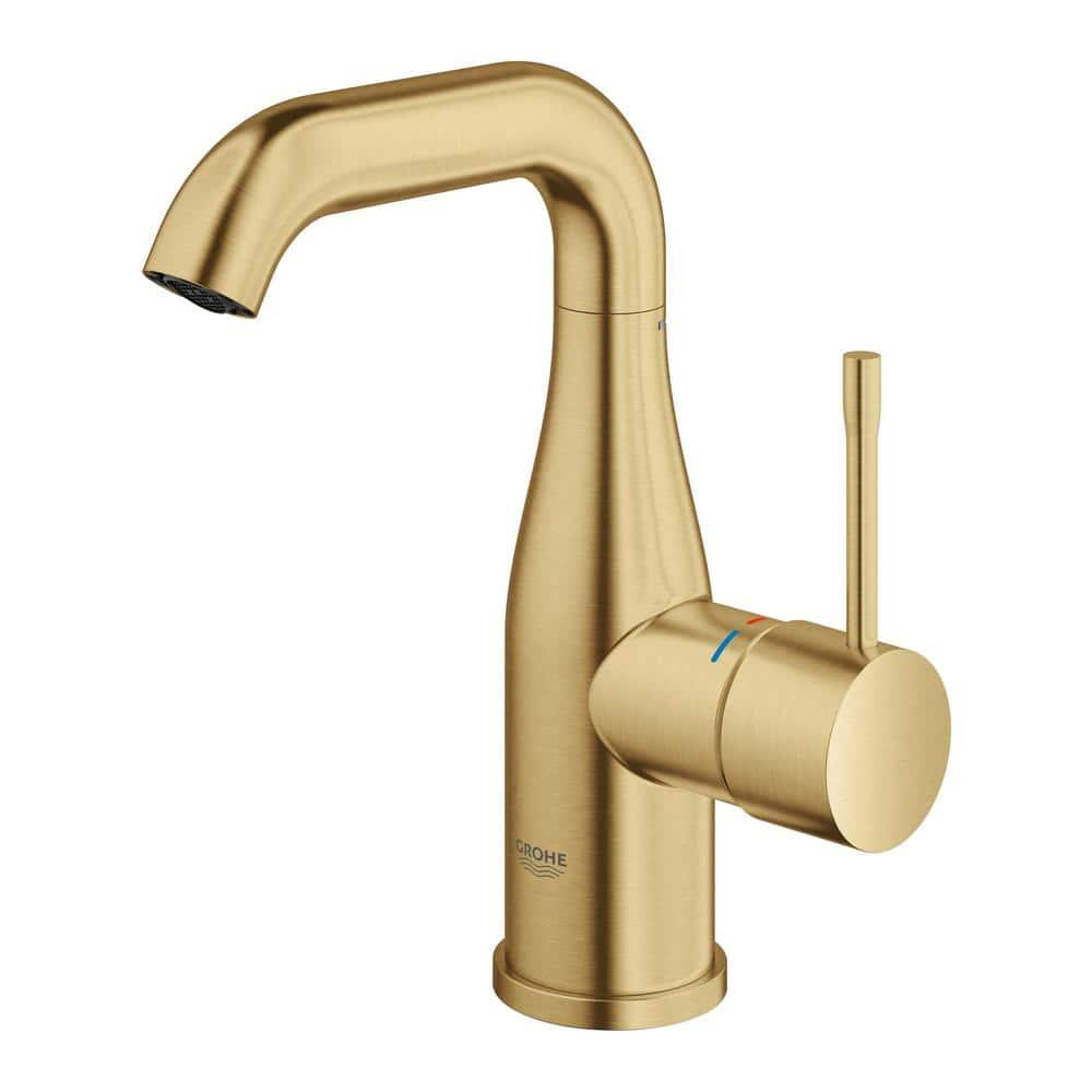 GROHE Essence Single Hole Bathroom Faucet with Single Handle, Size Medium