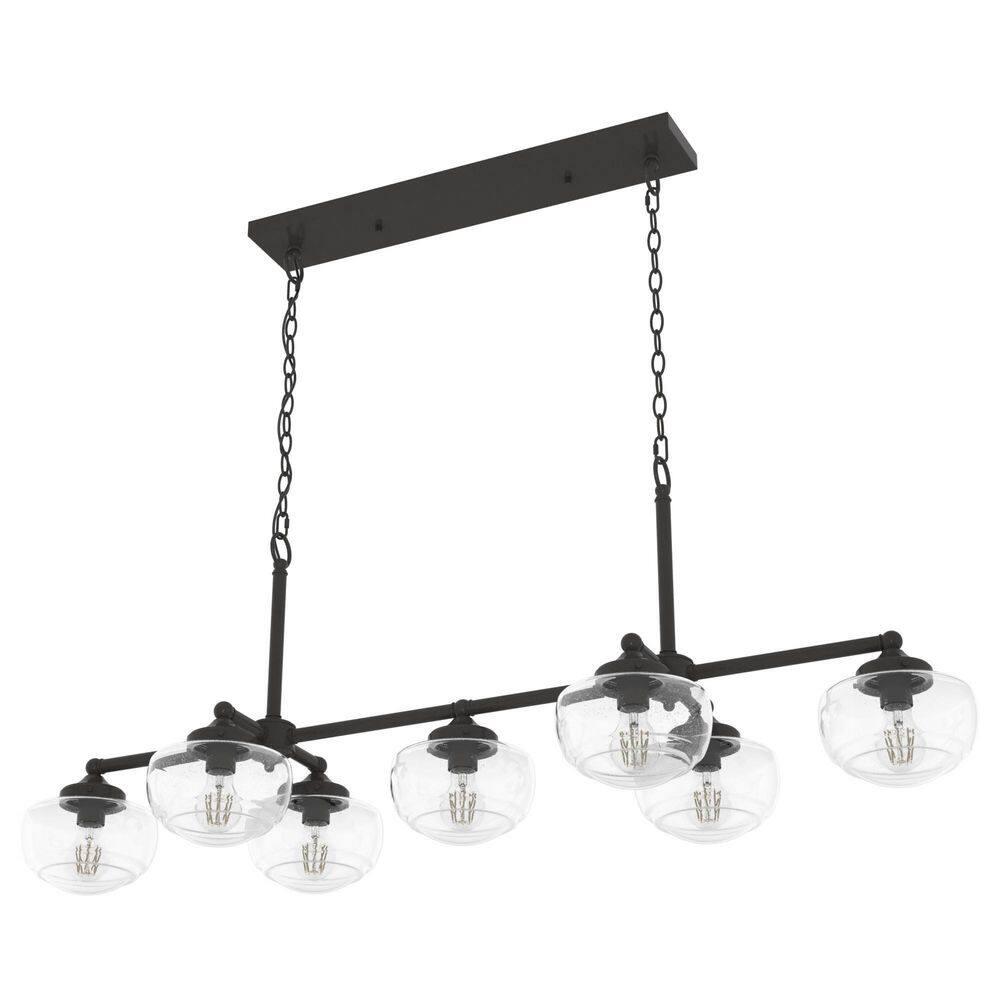 Saddle Creek 7 - Light Kitchen Island Linear Pendant