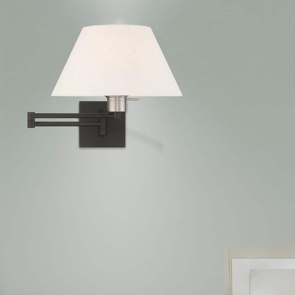 Livex Lighting 1 - Light Wall Light in  Black