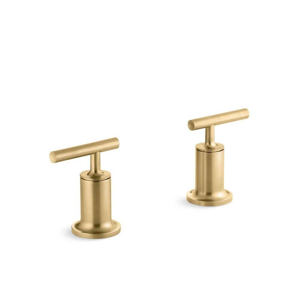 Purist® Deck- or Wall-Mount High-Flow Bath Trim with Lever Handles