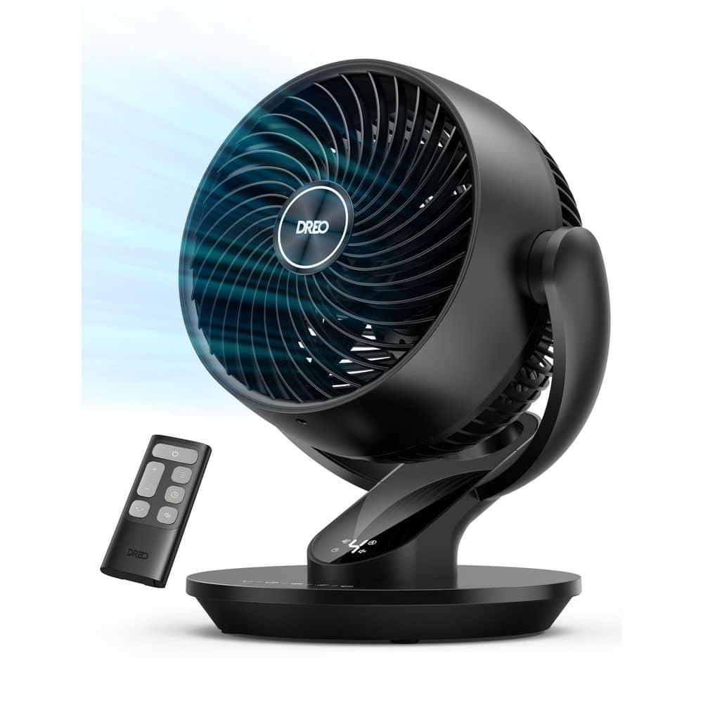 BEACHWATER POOL & SPA, LLC Table Fan For Bedroom, 13-Inch Oscillating Air Circulator Fan, 120° Tilt Adjustment, 28Db Ultra-Quiet, 70Ft Powerful Airflow, 4 Speeds Desk Fans With Remote For Whole Room, Home, Office