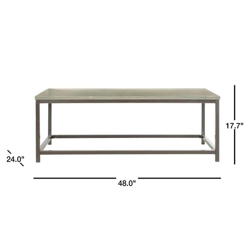 Auton Solid Wood Top Coffee Table