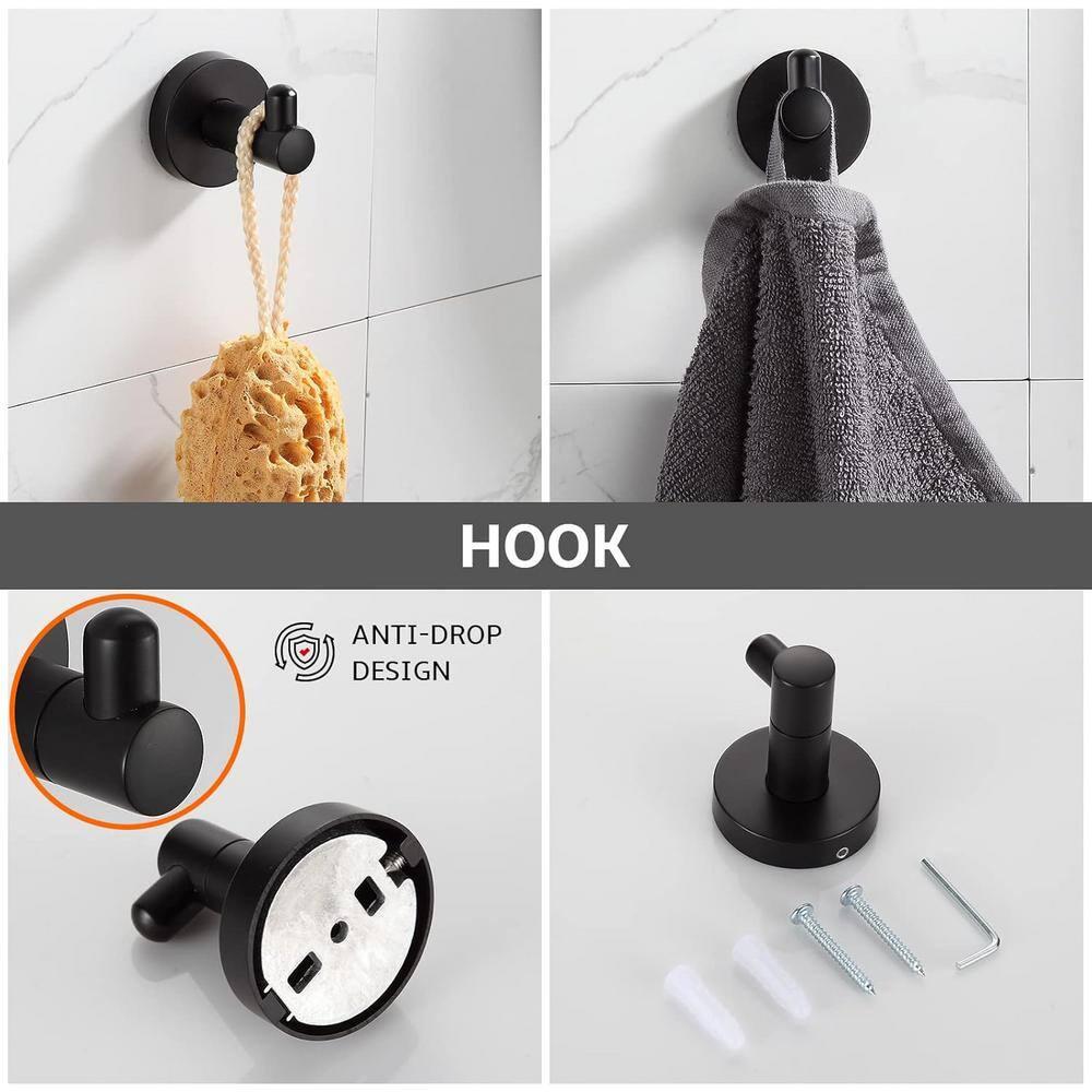 Beloky JA22F9 4 - Piece Bathroom Hardware Set