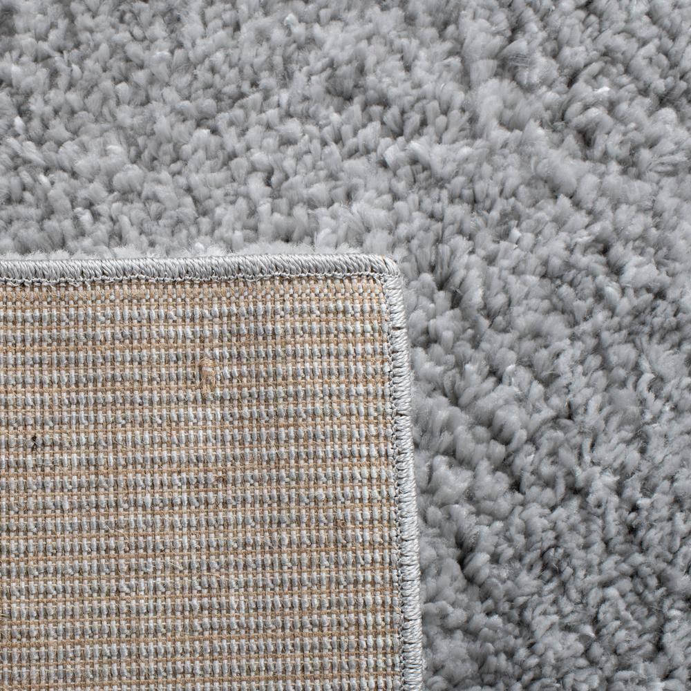 August Shag 900 AUG900 Power Loomed Indoor Accent Rug - Silver - 3'x3' - Safavieh
