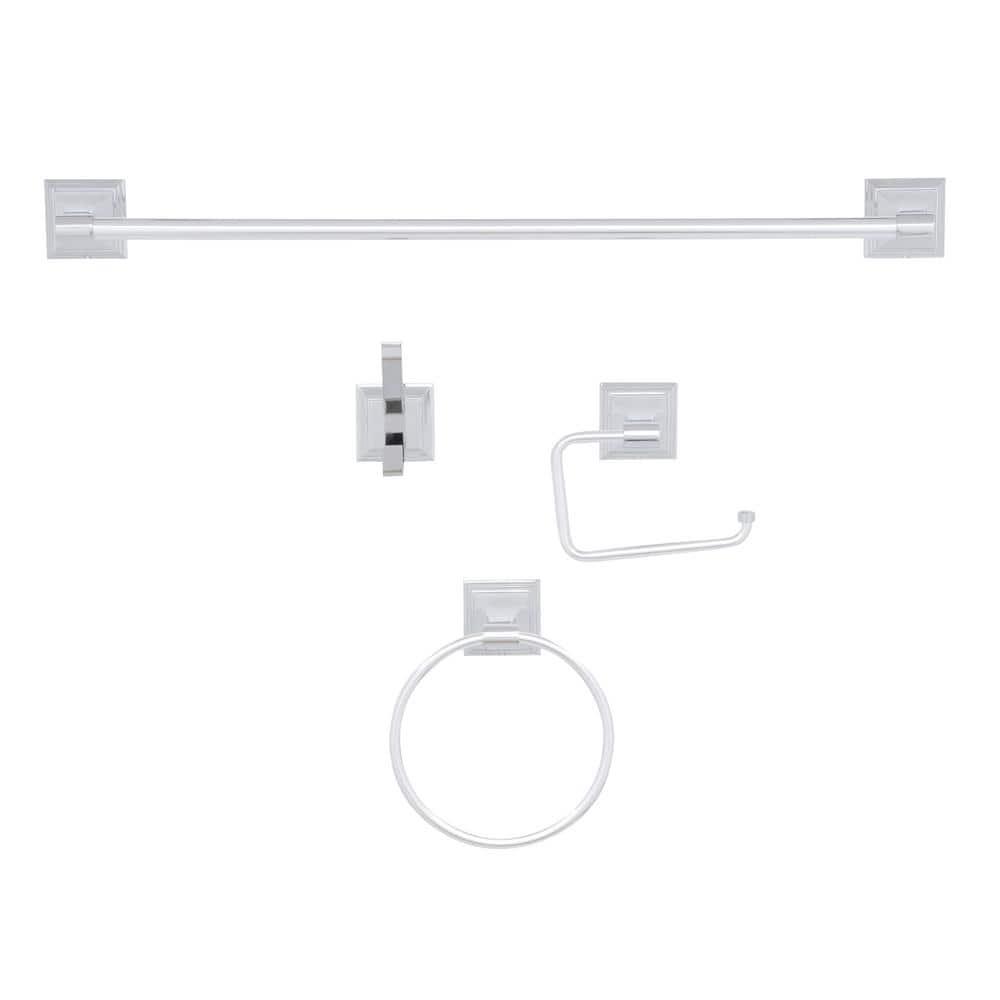 Leonard 4 - Piece Bathroom Hardware Set