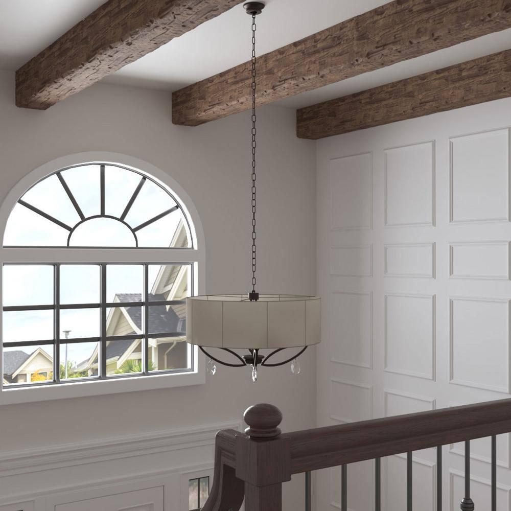 Ekena Millwork Salvaged Timber HeritageTimber Faux Wood 3-Sided Ceiling Beam (U-Beam)