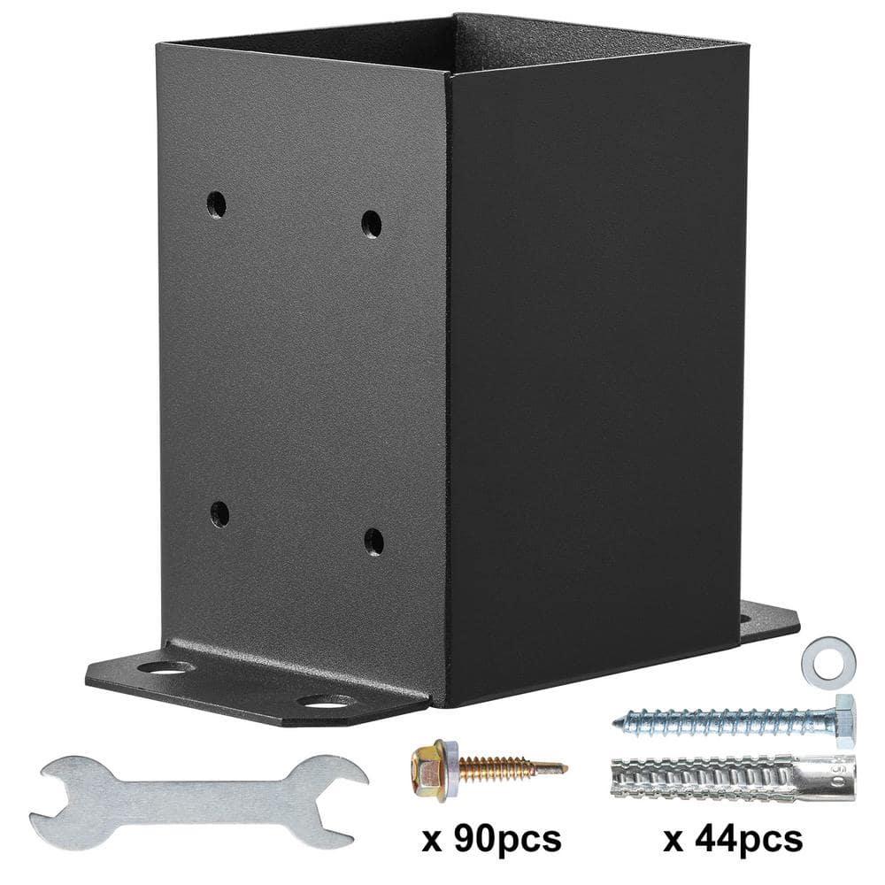 Stellweilan Tessberg 10 Pack 4x4 Post Base Brackets Heavy Duty Wood Post Fence Post Anchor (Set of 10)