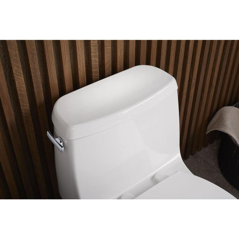 Santa Rosa Comfort Height One-Piece Compact Elongated 1.28 Gpf Toilet With Revolution 360 Swirl Flushing Technology And Continuousclean St