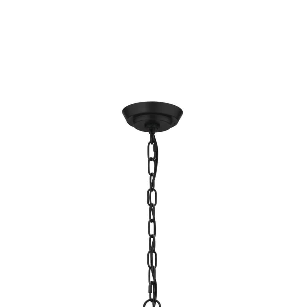52481BK-Kichler Lighting-Truby - 9 Light Large Chandelier In Art Deco Style-26 Inches Tall-Black Finish    -Traditional Installation