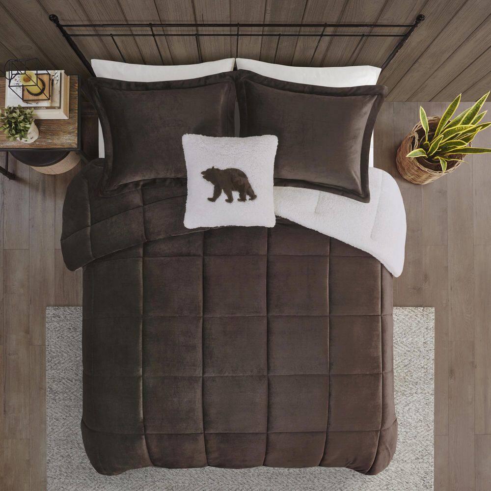 Woolrich Woolrich Alton Plush to Sherpa Down Alternative Comforter Set