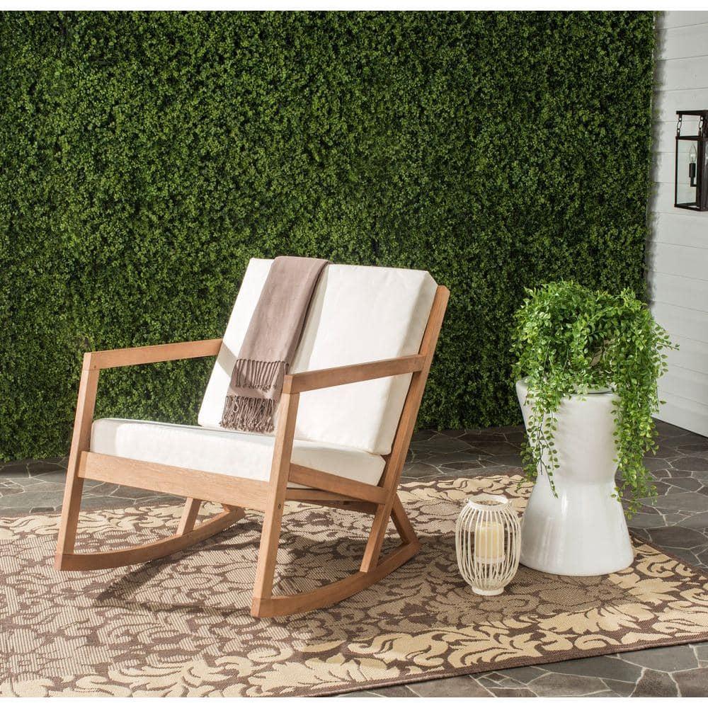 Vernon Rocking Chair Indoor/Outdoor - PAT7013 - Natural/Beige - Safavieh