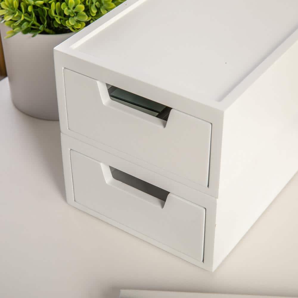 Martha Stewart Thomas Martha Stewart Wooden Storage Boxes With Pullout Drawers (Set of 2)