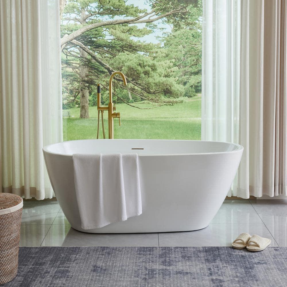 Freestanding Soaking Acrylic Bathtub