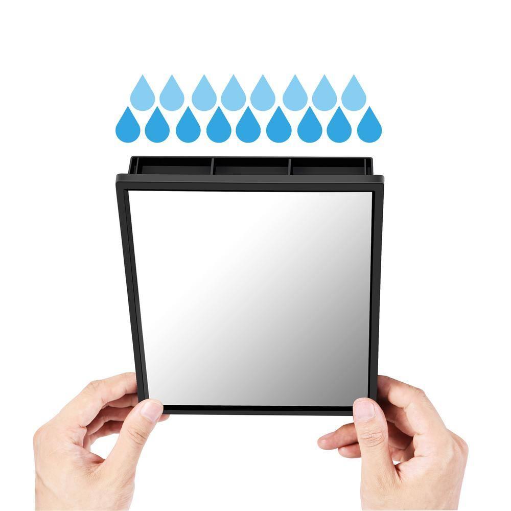 ToiletTree Products Fogless Shower Mirror with Squeegee, Adjustable Shaving Mirror