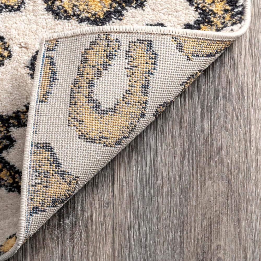 Nuloom Leopard Animal 7x9 Indoor Area Rug for Living Room Bedroom Dining Room Kitchen, Beige/Ivory