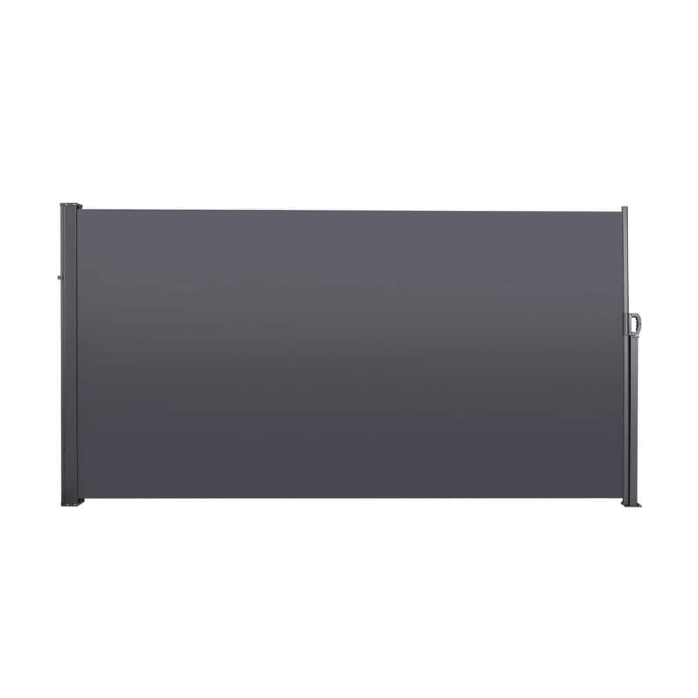 Retractable Side Screen Awning, UV Resistant, Waterproof, Patio Privacy Screen For Garden, Balcony, Courtyard