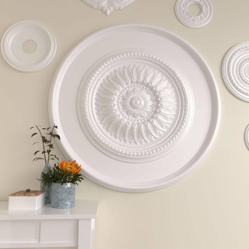 26"OD x 3 1/8"ID x 1 1/2"P Traditional with Acanthus Leaves Ceiling Medallion (Fits Canopies up to 4 1/4")