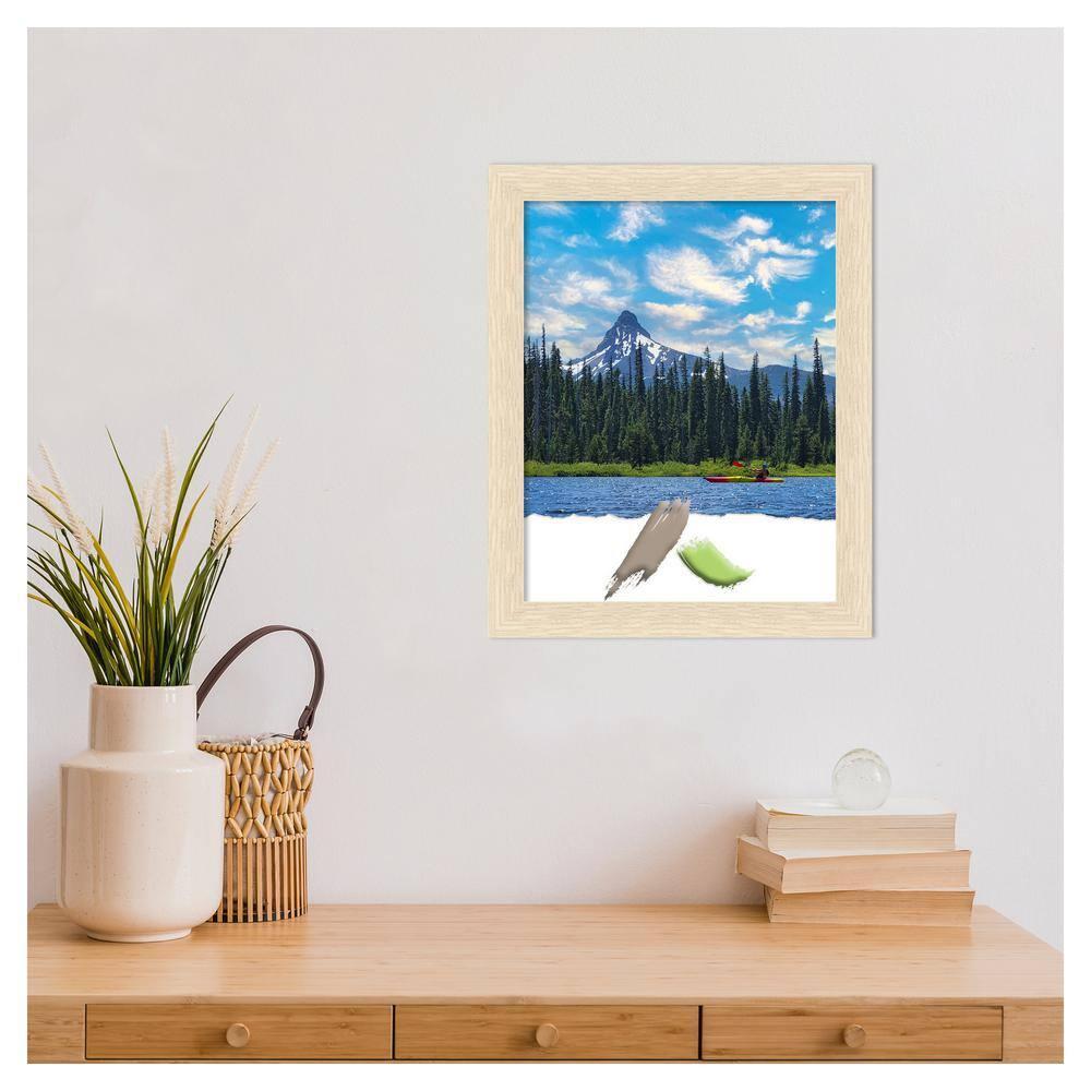 Amanti Art Woodgrain Stripe Wood Picture Frame Opening Size 11x14 in.