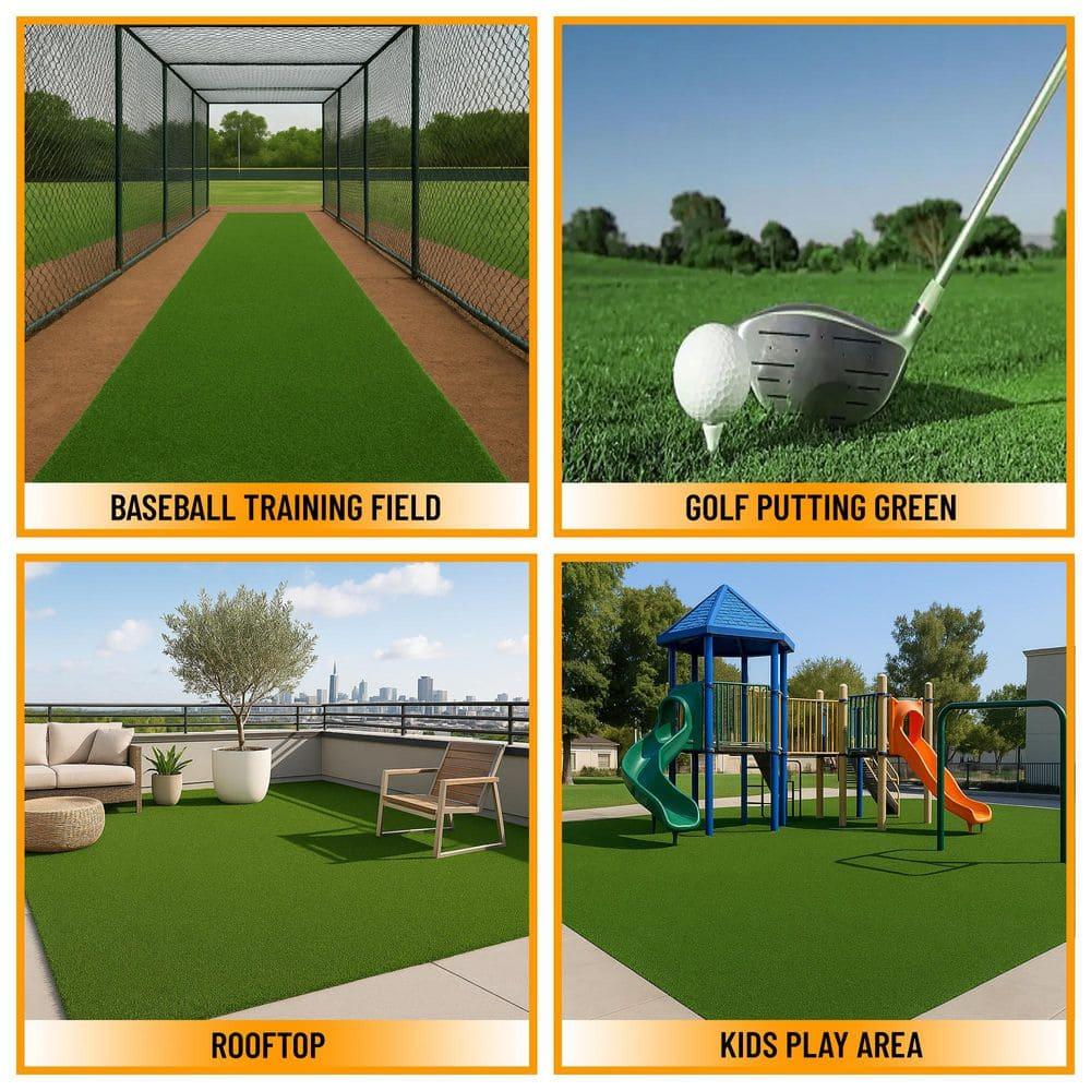 Ottomanson Grass Golf Putting Green Waterproof Artificial Turf Golf Mat, Sports, Outdoors, Backyard