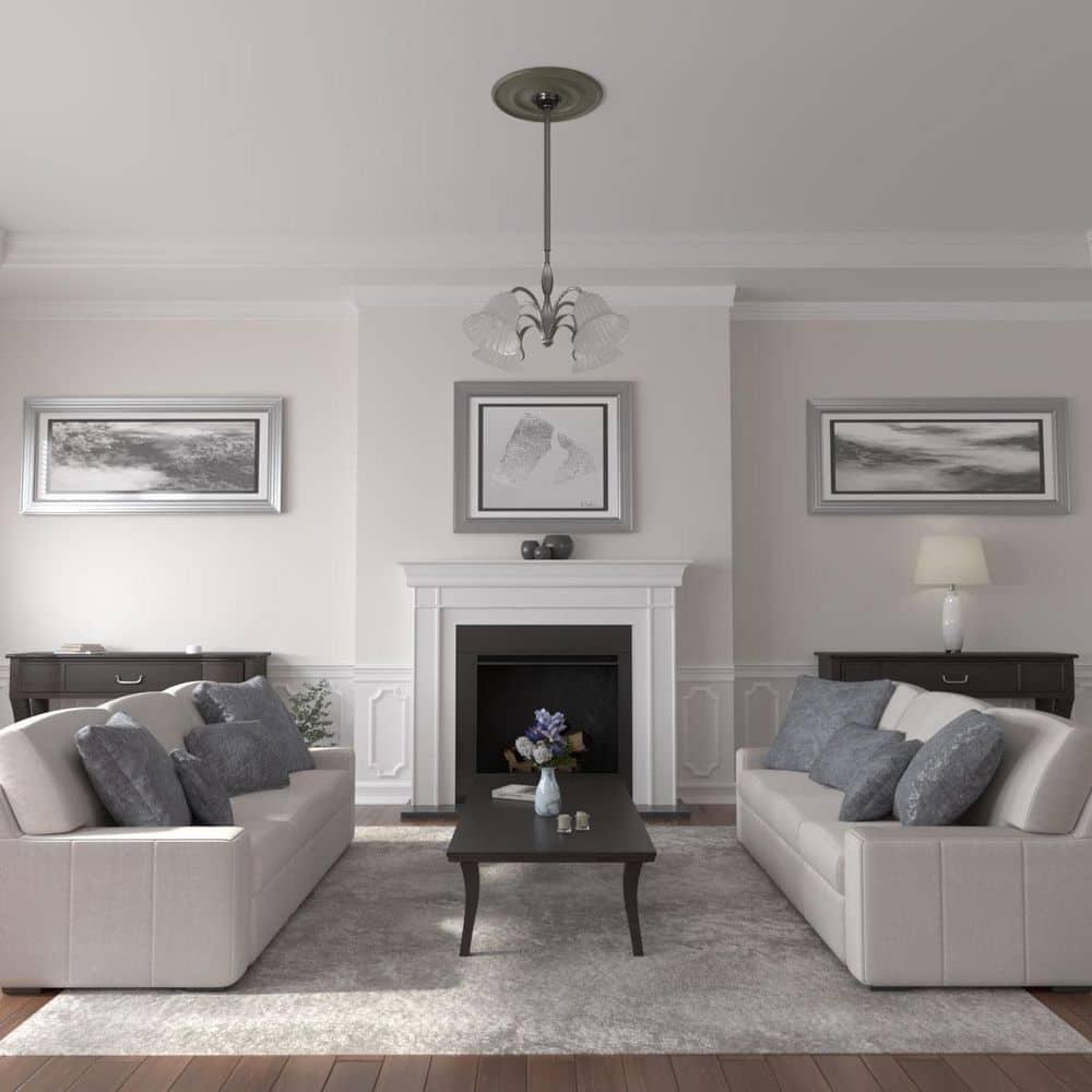 Ekena Millwork CM24REUWF Reese Ceiling Medallion