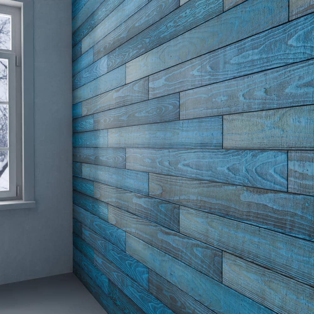 Thermo-Treated 1/4 in. x 5 in. x 4 ft. Barn Wood Wall Planks (10 sq. ft. 6-Pack)