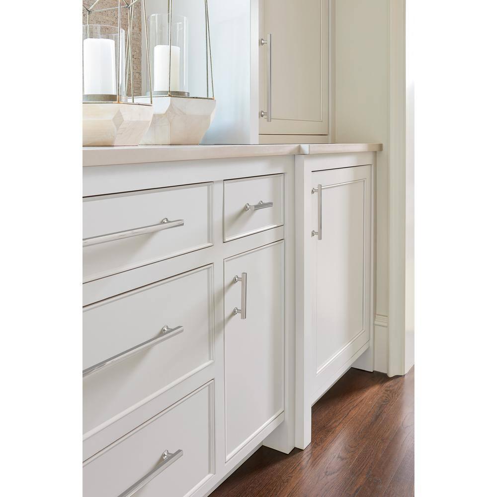 Amerock Everett 6-5/16 inch (160mm) Center-to-Center Polished Nickel Cabinet Pull