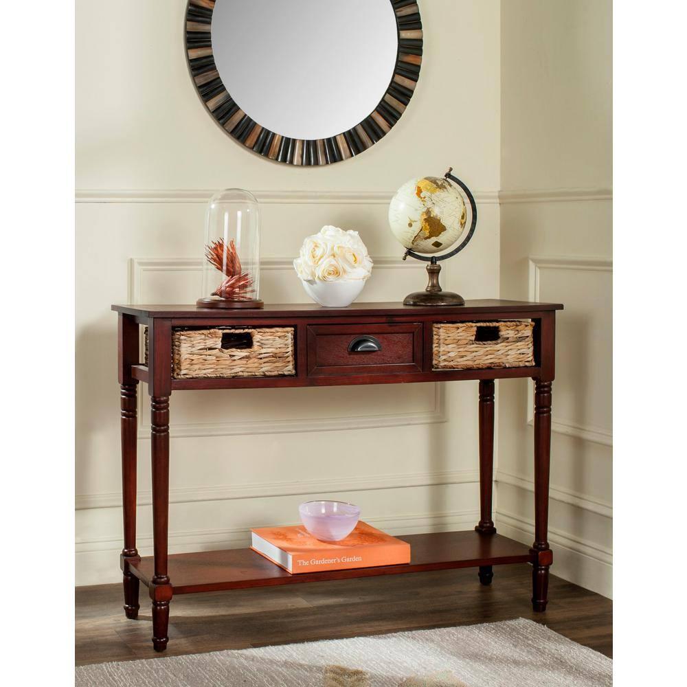 Christa Console - AMH5737C - Brown - Safavieh Couture
