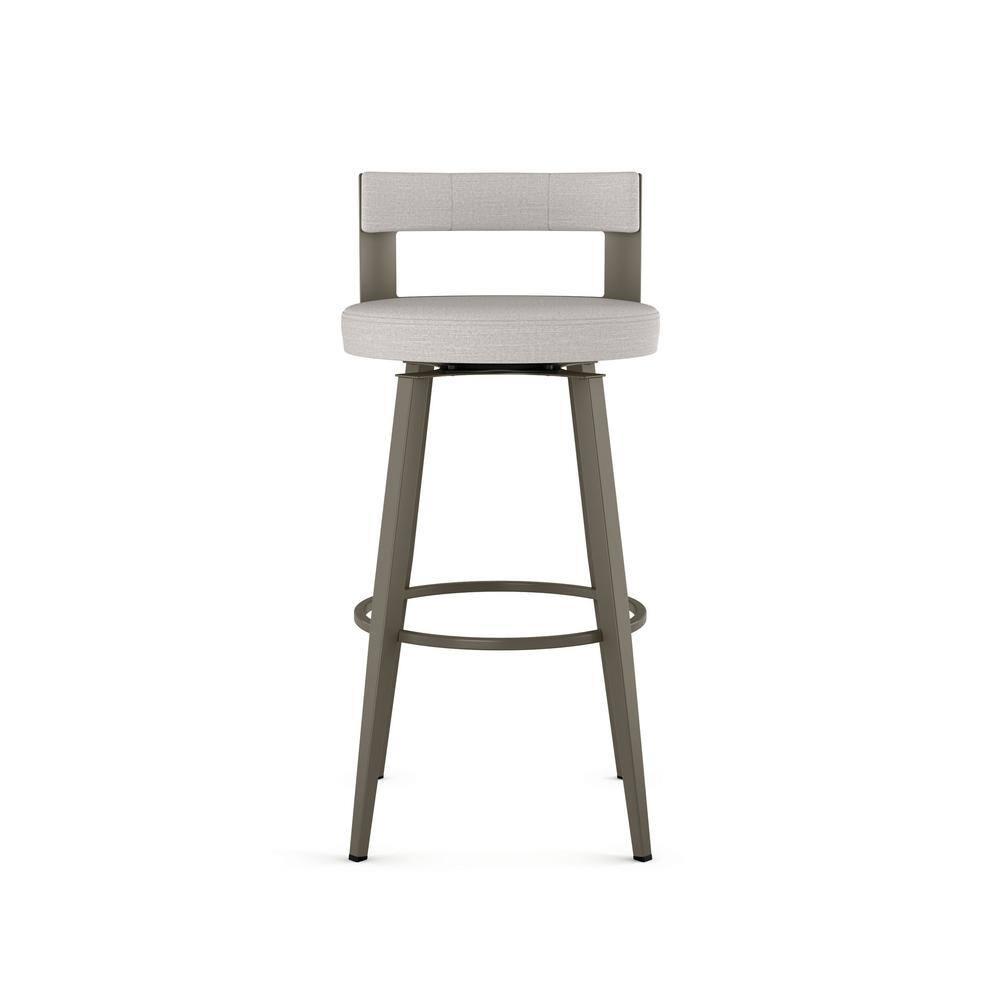 Amisco Paramont Upholstered Counter Height Barstool Gray