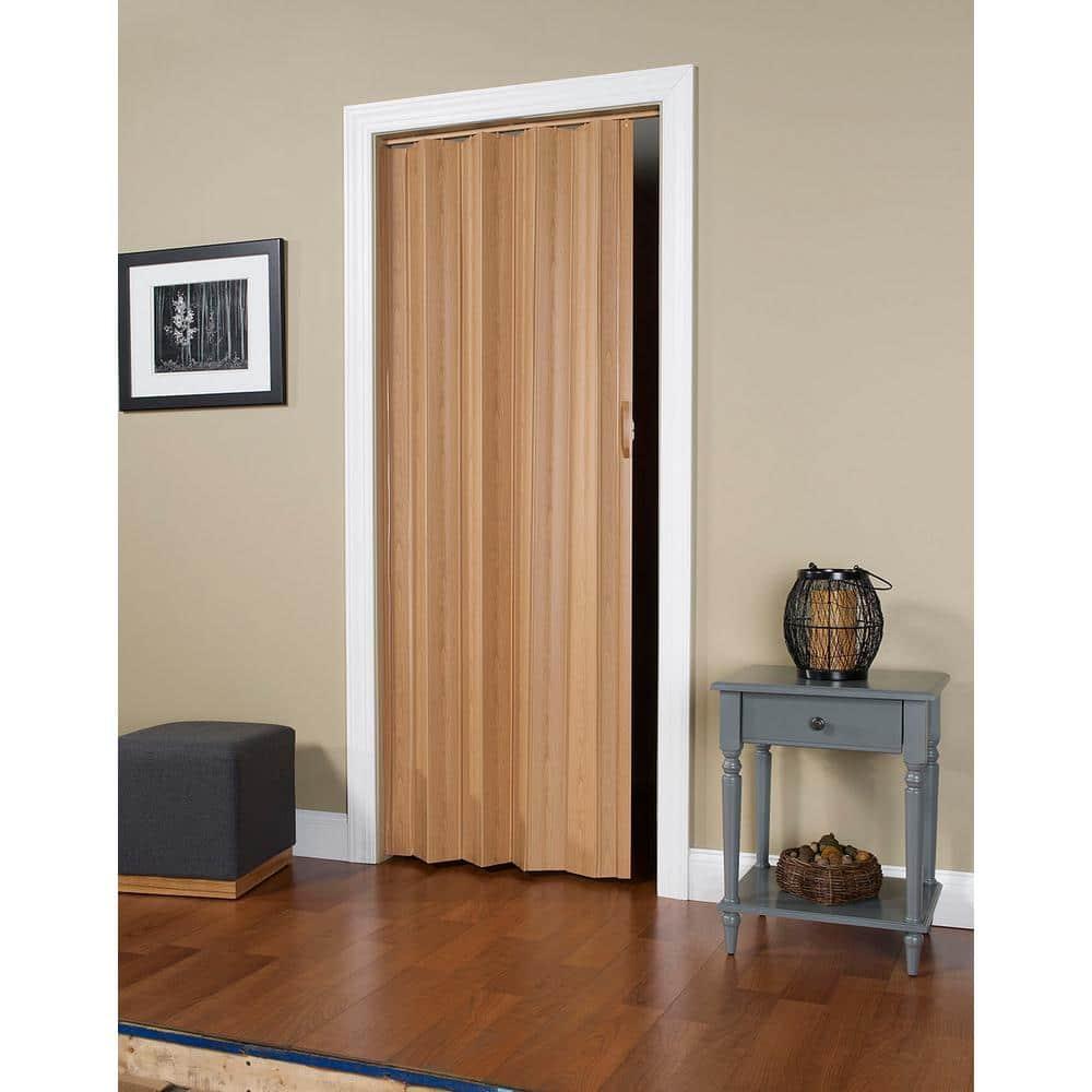 Folding Closet Door, Oak Vinyl, 32-36 x 80-In.