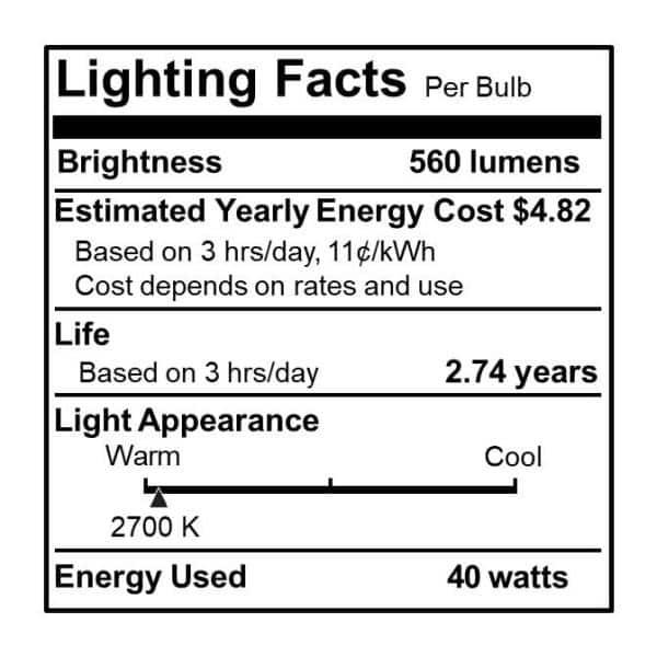 40W T3 E12 Dimmable Xenon/Krypton Stick Light Bulb