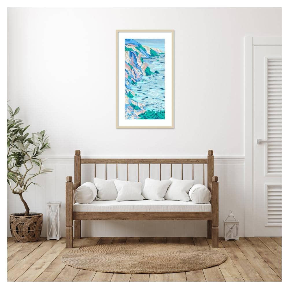 Amanti Art 24"x41" Ideal Vacation II by Melissa Wang Wood Framed Wall Art Print