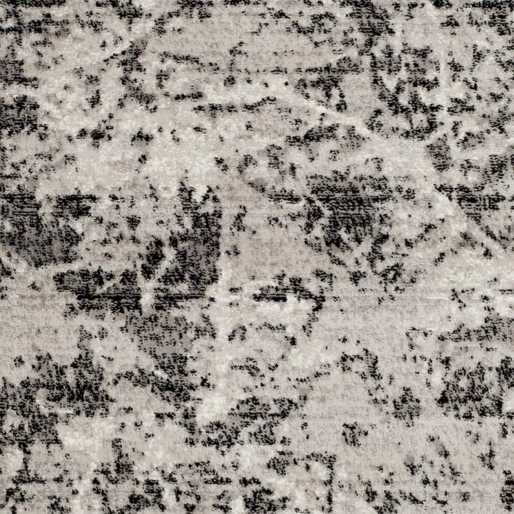 Skyler SKY186 Power Loomed Indoor Area Rug - Charcoal/Ivory - 5'1"x7'6" - Safavieh