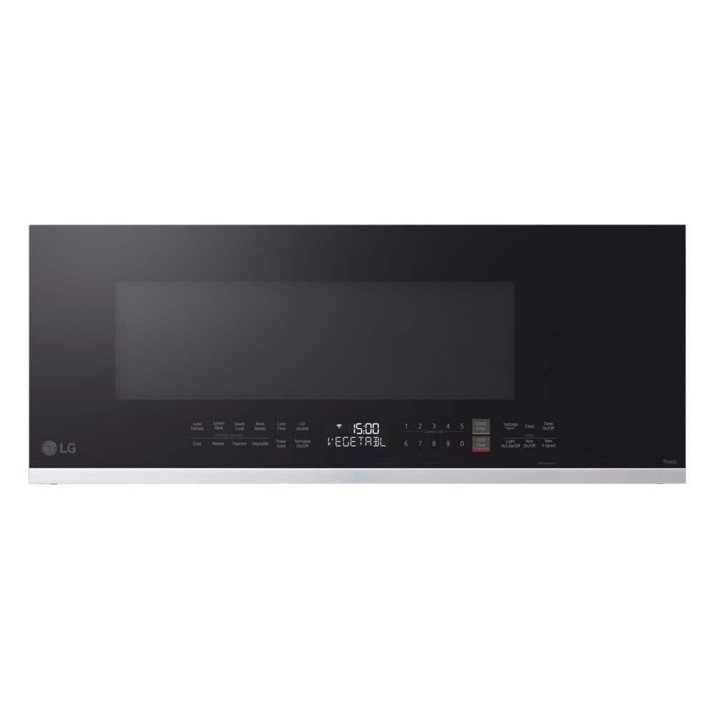 LG 1.3 Cu. Ft. Smart Low Profile Over-the-Range Microwave Oven with Sensor Cook