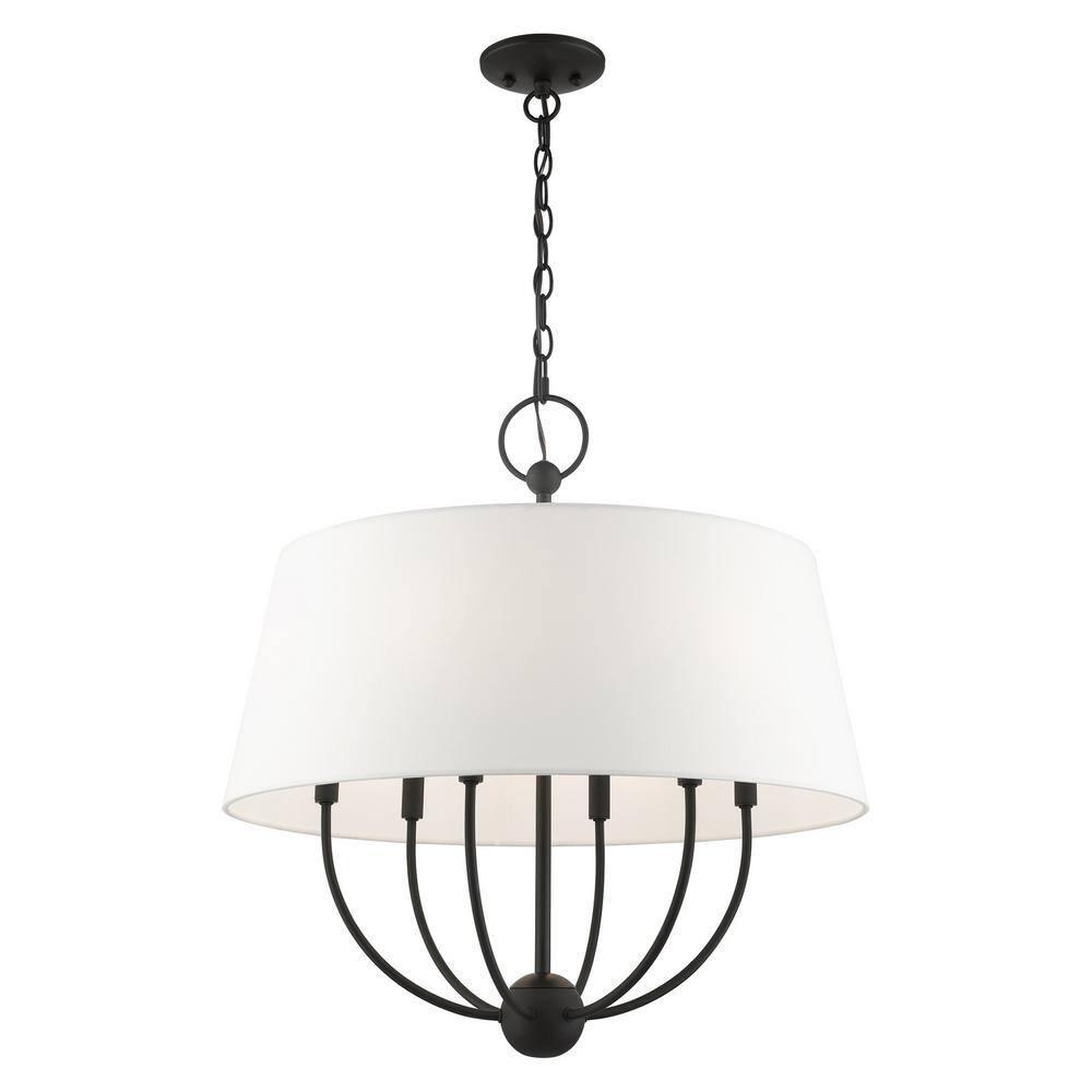 Livex Lighting Ridgecrest 6 - Light Pendant in  Black