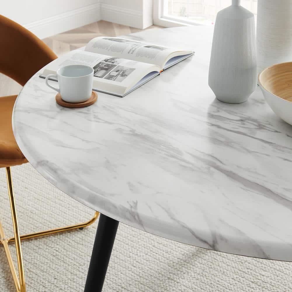 Modway Modway Gallant Round Performance Artificial Marble Dining Table