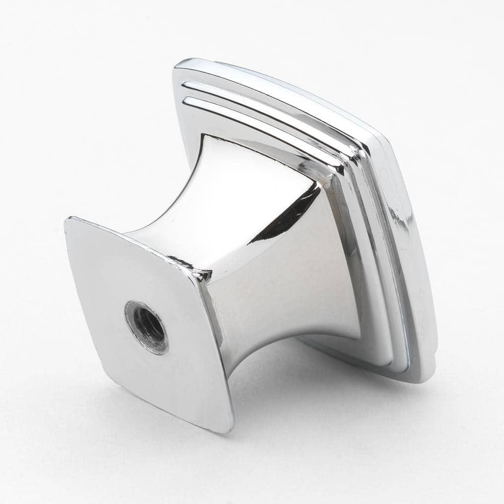 GlideRite Hardware Deco 1 1/4" Length Square Knob Multipack (Set of 10)