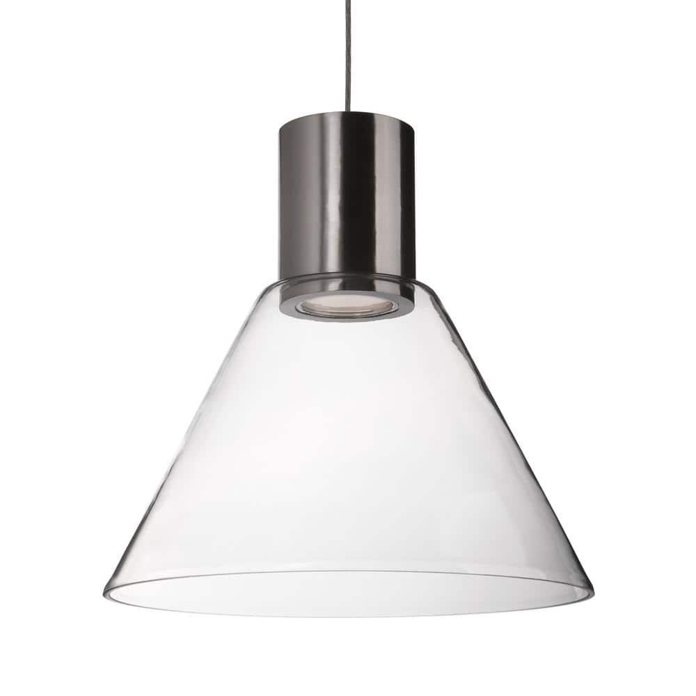 Kuzco Lighting Vanier 1 - Light Brushed Nickel LED Single Pendant