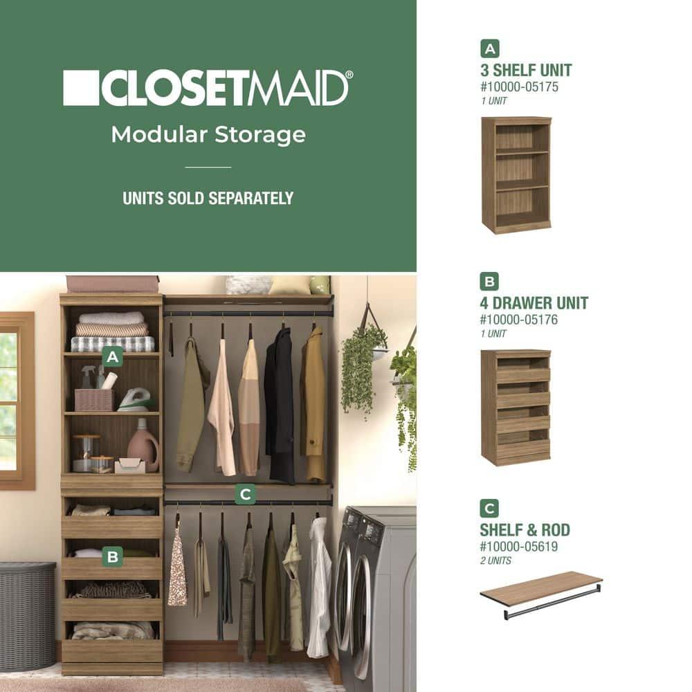 Modular Storage 21.38" W Drawer Unit with 4 Drawers