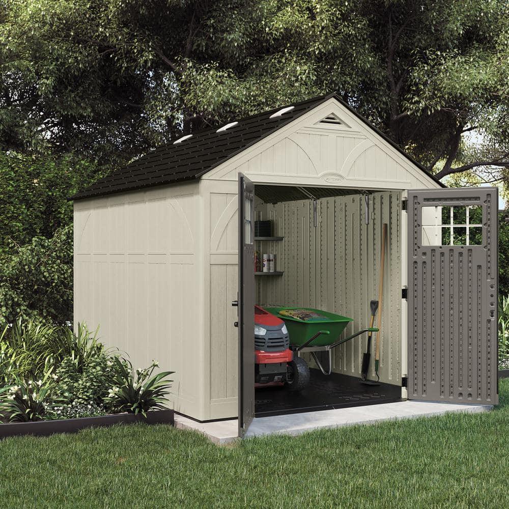 Suncast Suncast Outdoor Vanilla Resin Storage Shed