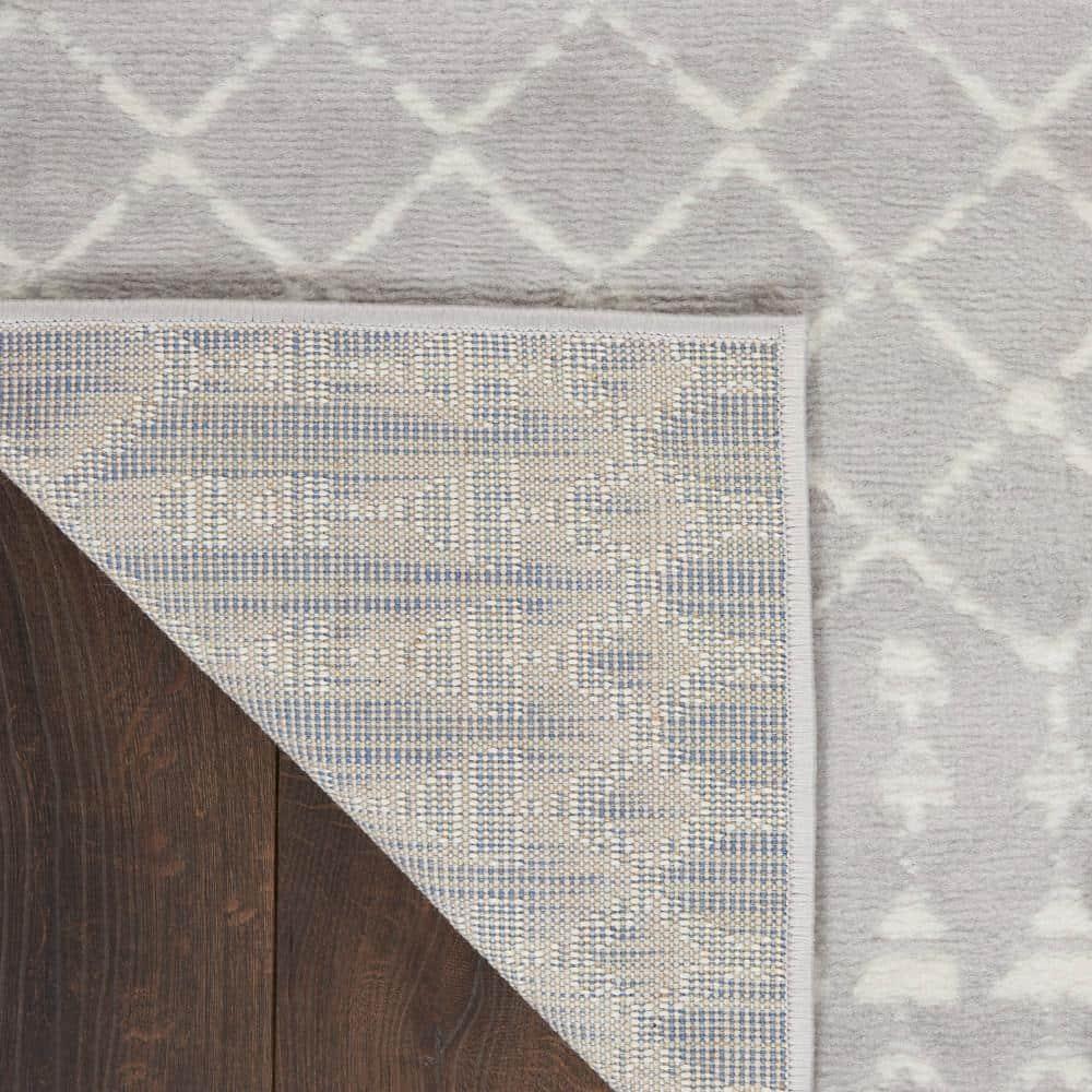 Nourison Whimsicle WHS02 Indoor only Area Rug - Grey 3' x 5'