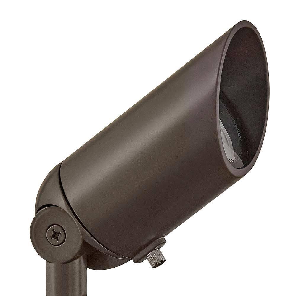 Bronze Low Voltage LED Outdoor Spot Light with Clear Lens